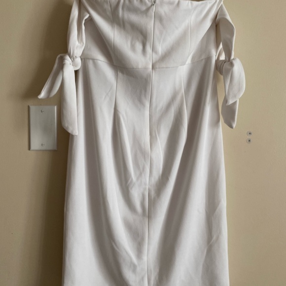 Forever XX1 White Party Dress - Picture 4 of 6